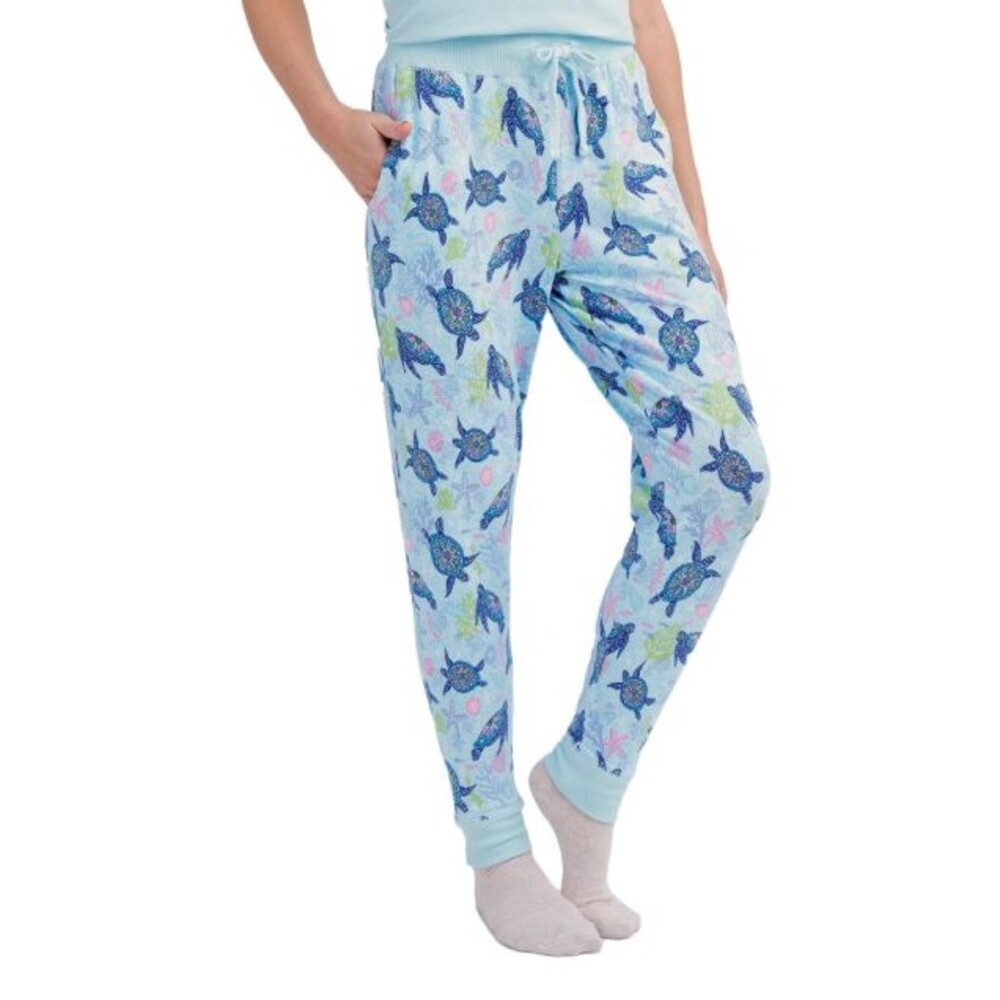 Vera Bradley NEW Turtle Dream Lightweight Jogger Pajama Pants Size 2XL Pockets